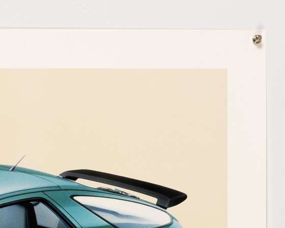 Image 1 of Porsche 928 GT in sezione – Poster originale vintage Porsche del 1990 – Arte automobilistica – 76x102 cm