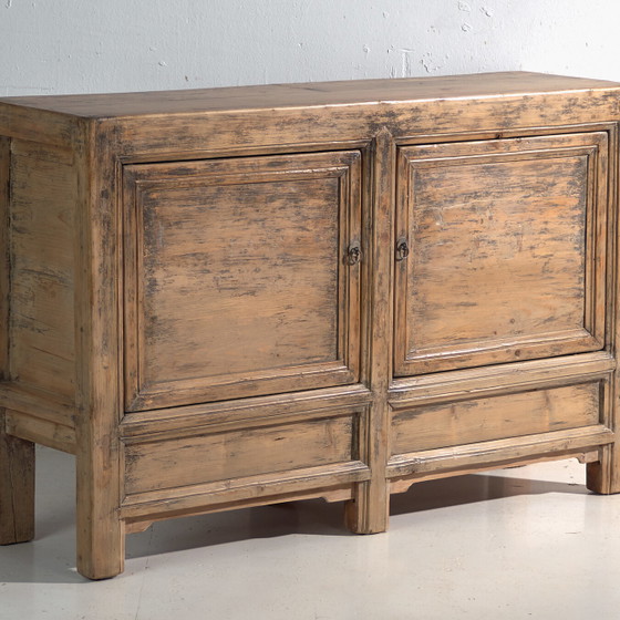 Antique sideboard in pine wood – China, circa 1930 – Iron (photo 4 of 40)