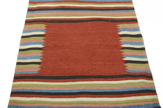 Image 1 of Kilim Mazandaran tessuto a mano – 104 x 100 cm – Design contemporaneo – 100% lana