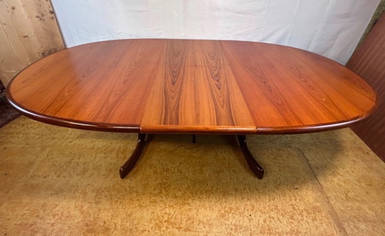 Image 1 of Mid-Century Retro Vintage Teak Extending Oval Dining Table by G-Plan – Victor Wilkins, 1960s Denish Design English Quality