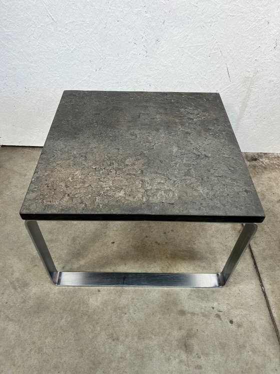 Image 1 of Set of Vintage Coffee Tables, Slate, Peter Draenert, Belgium, 1970s