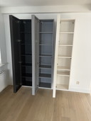 3 strakke wandkasten