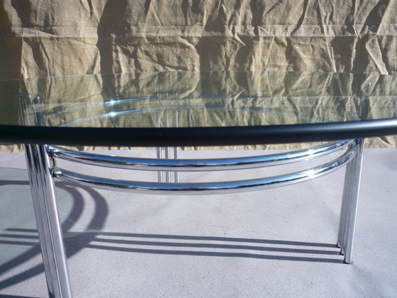 Glass and Chrome Coffee Table (photo 2 of 7)