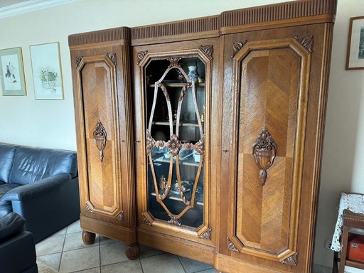 Antique china cabinet around 1900
