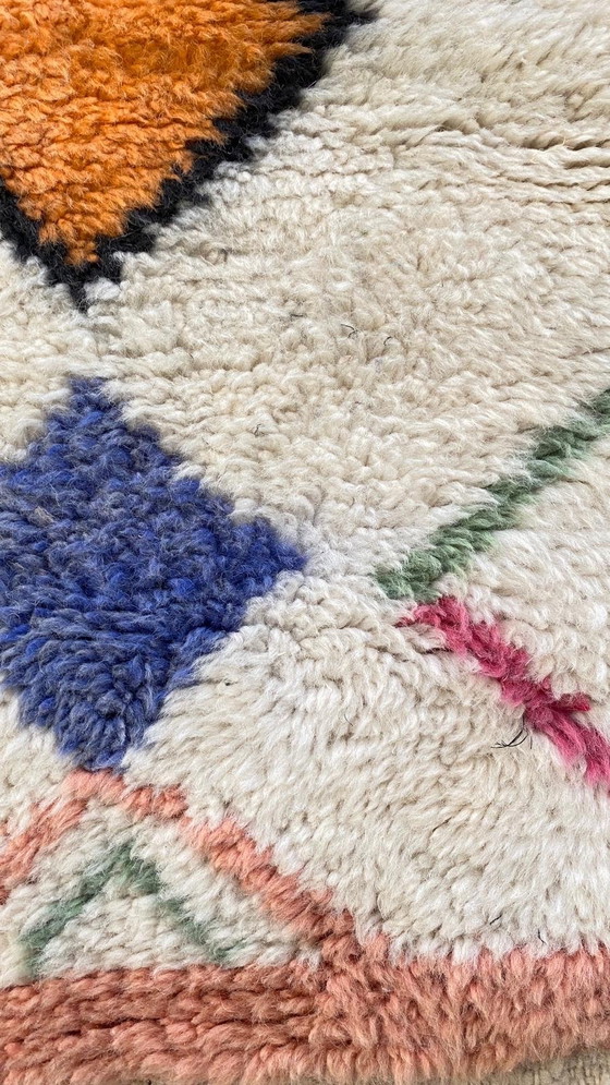 Image 1 of Handgemaakte Berber Beni Ouarain Stijl Tapijt – 100% Wol – Atlasgebergte – 250 x 150 cm