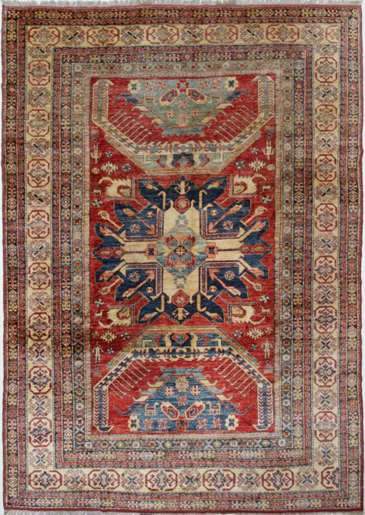 Original Hand-Knotted Kazak Antique Rug 346 x 252 cm