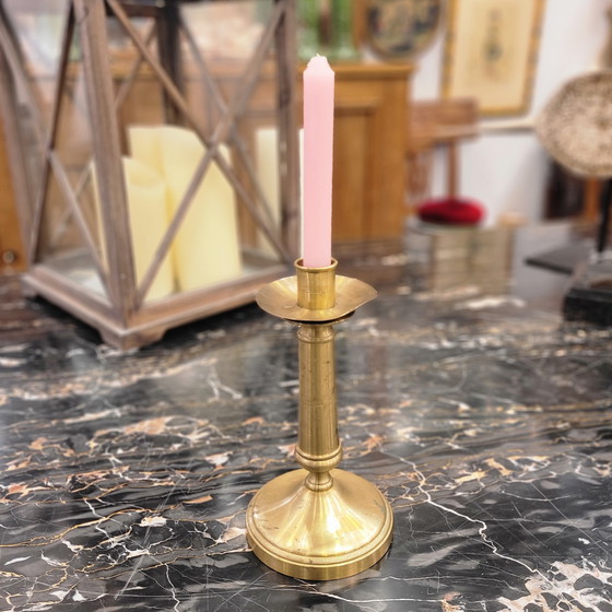 Image 1 of Kerzenständer / Kerzenhalter aus vergoldeter Bronze, 20. Jahrhundert – Frankreich