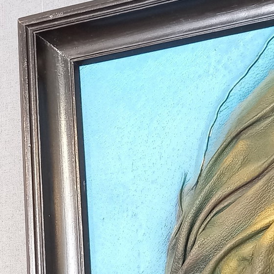 Image 1 of Embossed leather painting