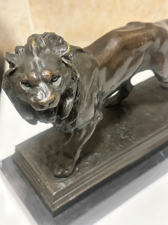 Image 1 of Lion en bronze 