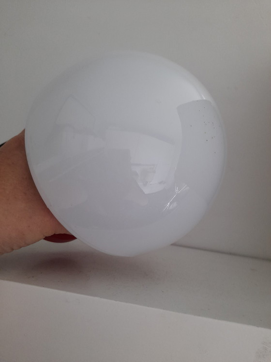 Image 1 of Red mushroom space age lamp