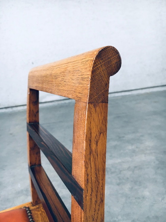 Image 1 of Art-déco-Stuhlset im Stil der Moderne, Belgien, 1930er Jahre