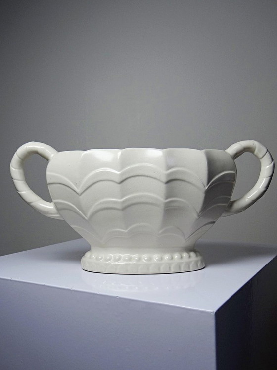 Image 1 of Small vintage Art Deco planter, Price Brothers England, earthenware, 1950s
