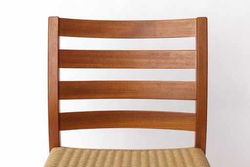 1 de 2 Chaise Niels O. Møller Modèle 408 Teck Chaise de salle à manger danoise du milieu du siècle dernier