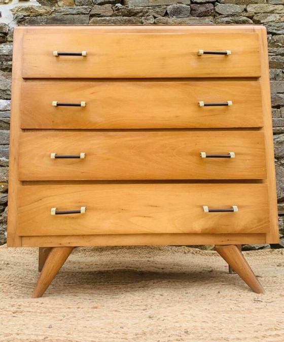 Vintage 4-drawer Chest of drawers 60s – Wood (photo 6 of 24)
