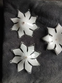 9 fiori antichi in vetro per lampadario/applique Murano