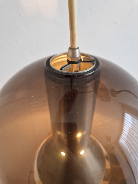 Image 1 of Lampe à suspension vintage Raak Amsterdam Globe design de l'ère spatiale