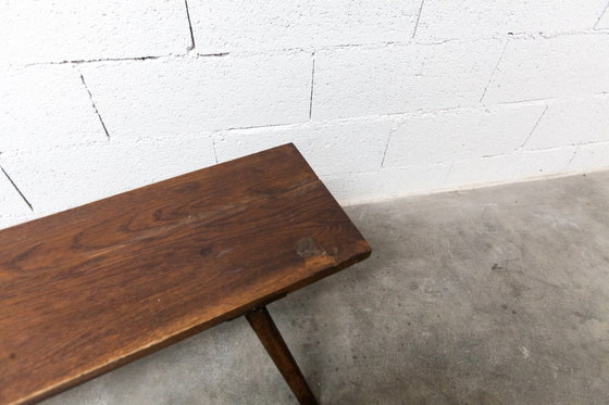 Image 1 of Handgefertigte Bank, 1960, brutalistischer Stil, 175 cm