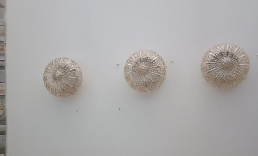 Suite d'appliques Bubble par Helena Tynell pour Glashutte Limburg 1970s
