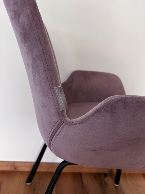 Zuiver Armchair 2 X – Metal, Velvet (photo 4 of 7)