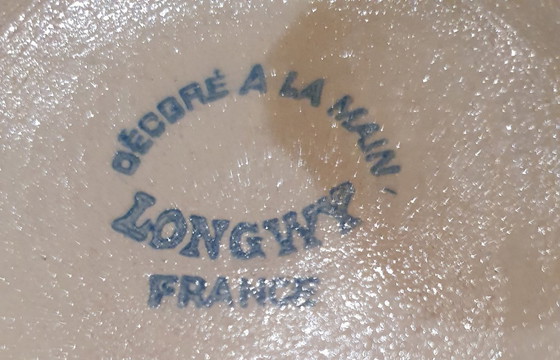 Image 1 of Beautiful Emaux De Longwy Dish (13 Cm) - Hand Decorated