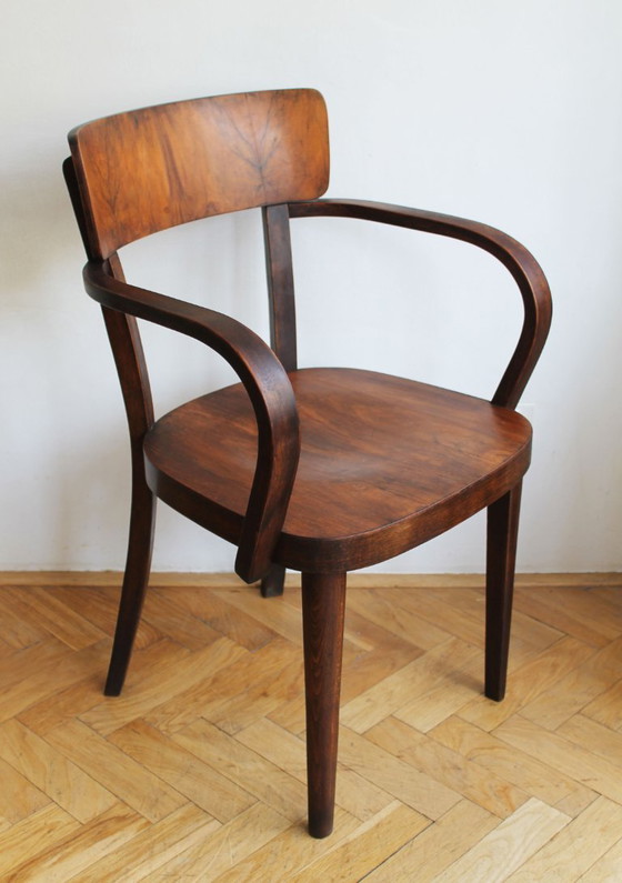 Image 1 of Coppia di sedie Art Déco degli anni '30 di Tatra