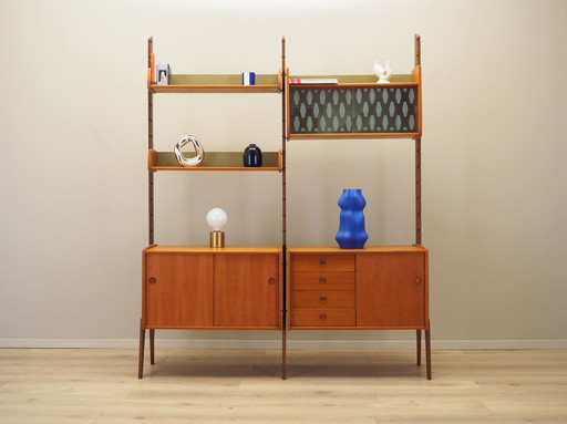 Teak System Bookcase, Norwegian Design, 1960s, Production: Blindheim Mobelfabrikk, Designer: John Texmon & Einar Blindheim