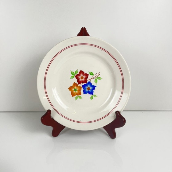 Image 1 of Service for 6 people "The Beehive", Moulins des Loups, 20th century