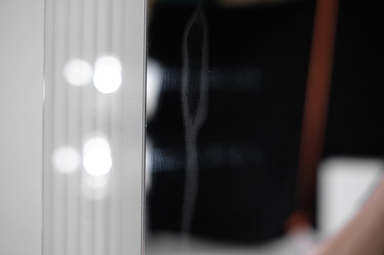 Image 1 of Specchio quadrato vintage in vetro, Italia, anni '70.