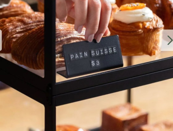 Image 1 of display BY GEORGE & WILLY + tabletop sings & letters