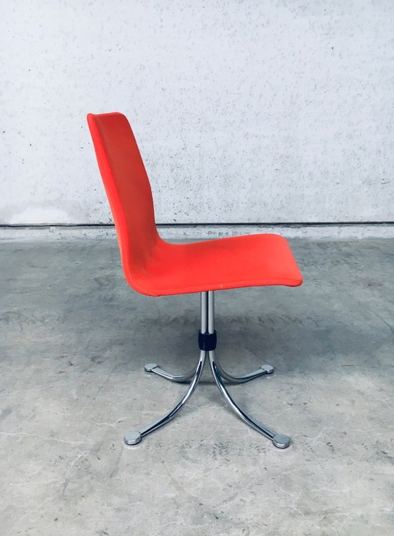 Image 1 of Brabantia Home Steel 3er-Set Esszimmerstühle, Niederlande, 1970er