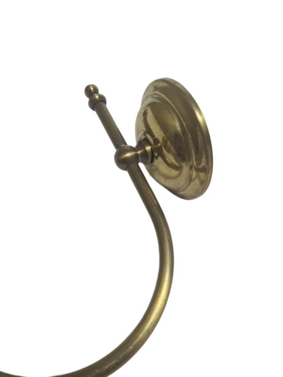 Art Deco wandlamp, Polen, jaren 1950 – Wandlampen, Glass, Brass (photo 5 of 7)
