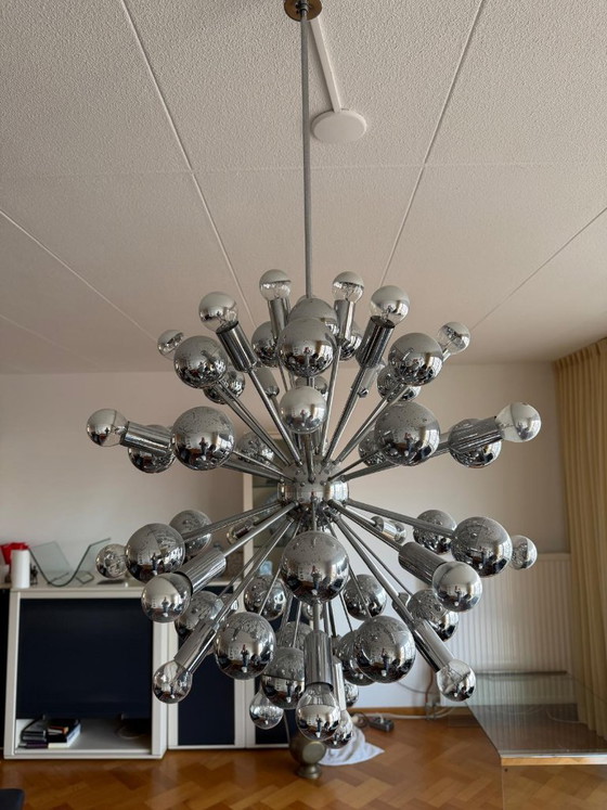 Lampada a Sospensione Sputnik Vintage Stile Space Age degli Anni '60 o '70 – Ingo Maurer (photo 13 of 22)