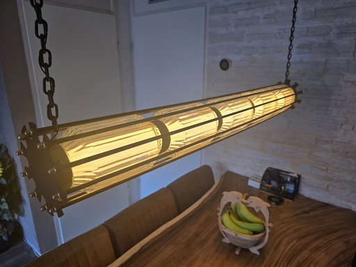 Suspension/lampe de table industrielle