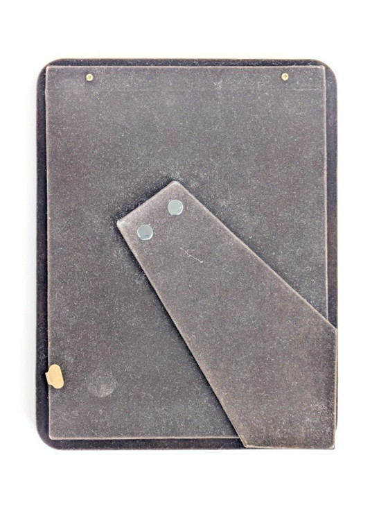 Image 1 of Ensemble de 3 cadres photo vintage en laiton argenté, 13 x 18 cm