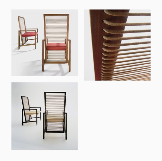 Image 1 of 6x Bonacina Astoria Design-Esszimmerstühle