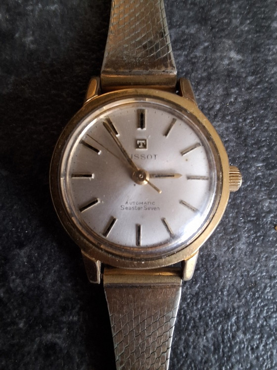 Montre Tissot Seastar vintage plaquée or pour femme – Décoration, Gold, Metal (photo 2 of 8)