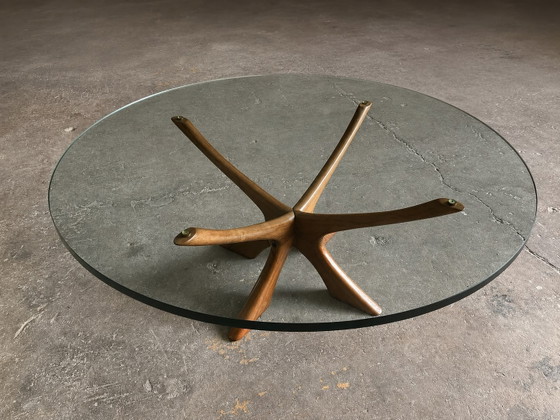 Image 1 of Tavolino in vetro T118 Illum Wikkelsø per Niels Eilersen anni '60