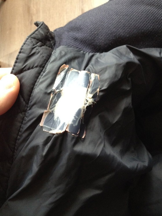 Image 1 of Moncler blue down jacket