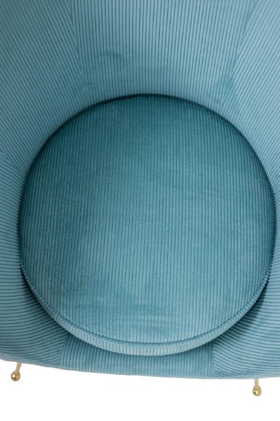 Image 1 of Pair of Corduroy Armchairs - Travail Contemporain