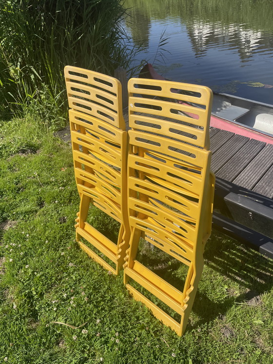 Image 1 of 2X sedie pieghevoli Fain Ascoli Piceno Maratea anni '70