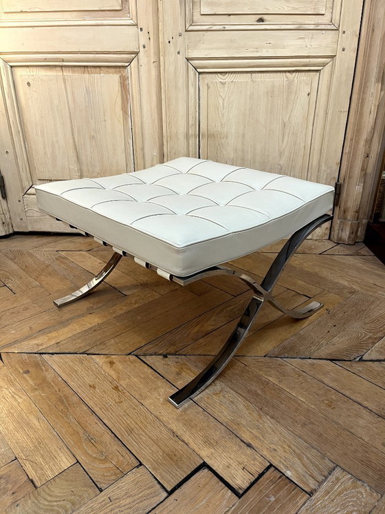 Image 1 of BARCELONA Sessel und seine Fußstütze Mies van der Rohe KNOLL