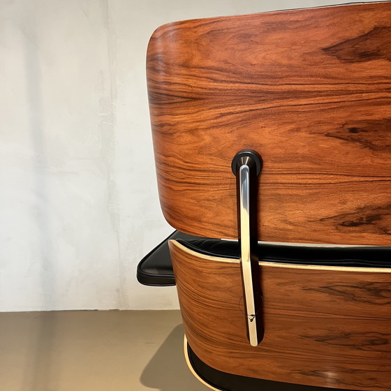 Image 1 of Vitra Eames lounge chair incl. ottoman - santos palissander XL