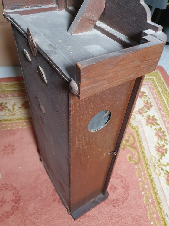 Image 1 of Vintage 1950s wall clock with manual regulator