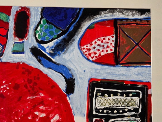 Image 1 of Corneille - Red Ball - Hand signed - 154/200 - 1990