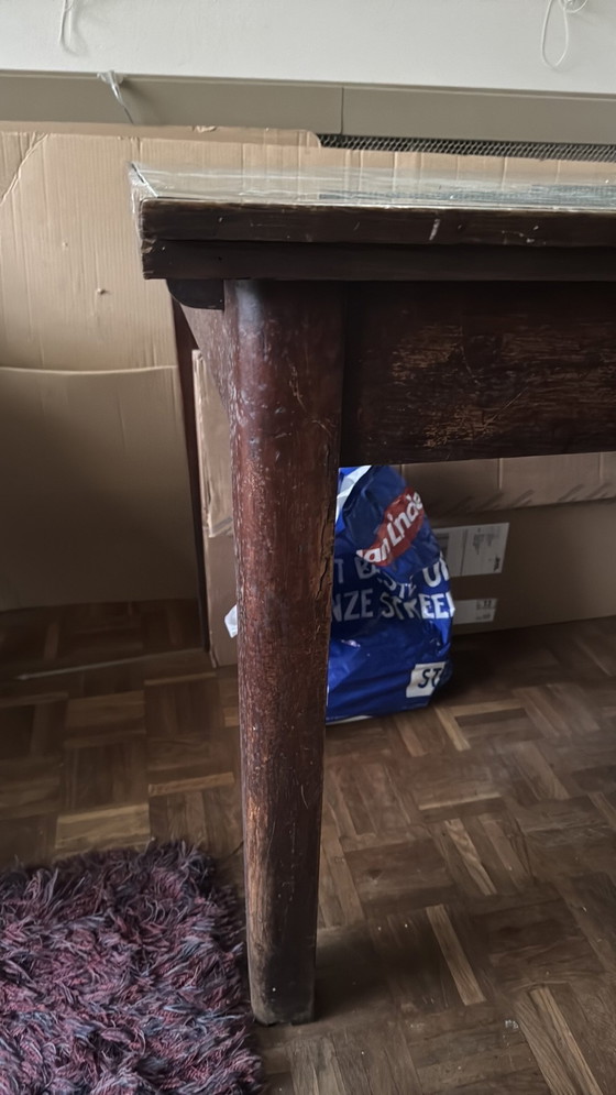 Image 1 of Vintage/mid-century dining table marble look