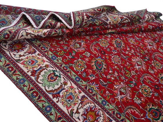 Image 1 of XL-Tabriz - 395 x 302 cm - Laine sur coton - Noué à la main