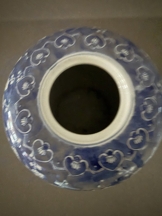 Vaso con Coperchio in Porcellana Blu e Bianco / Vaso da Zenzero – Vasi, Porcelain (photo 4 of 6)