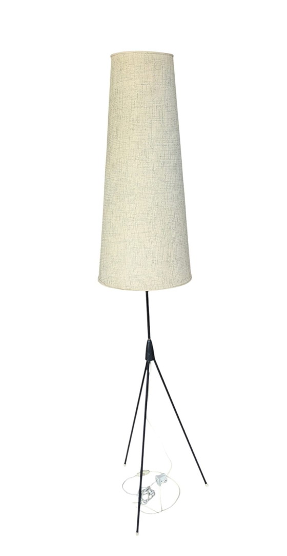 Lampada da terra vintage anni '60-'70 con treppiede – Lampade da terra, Iron, Canvas (photo 2 of 6)