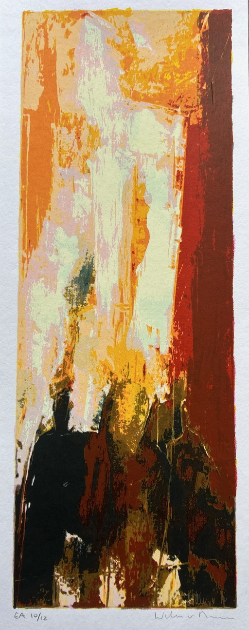 Screen print Willem van Nunen