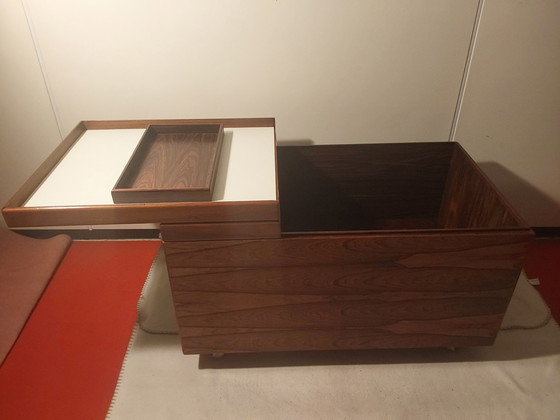 Image 1 of Mueble bar móvil de palisandro Poul Nørreklit Dyrlund